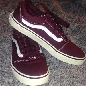 Maroon Vans